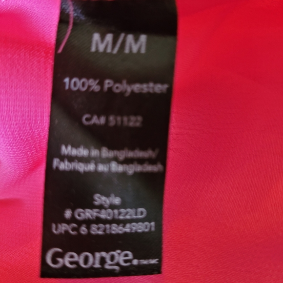 Sheer Pink Button Blouse, like new. - Picture 4 of 10